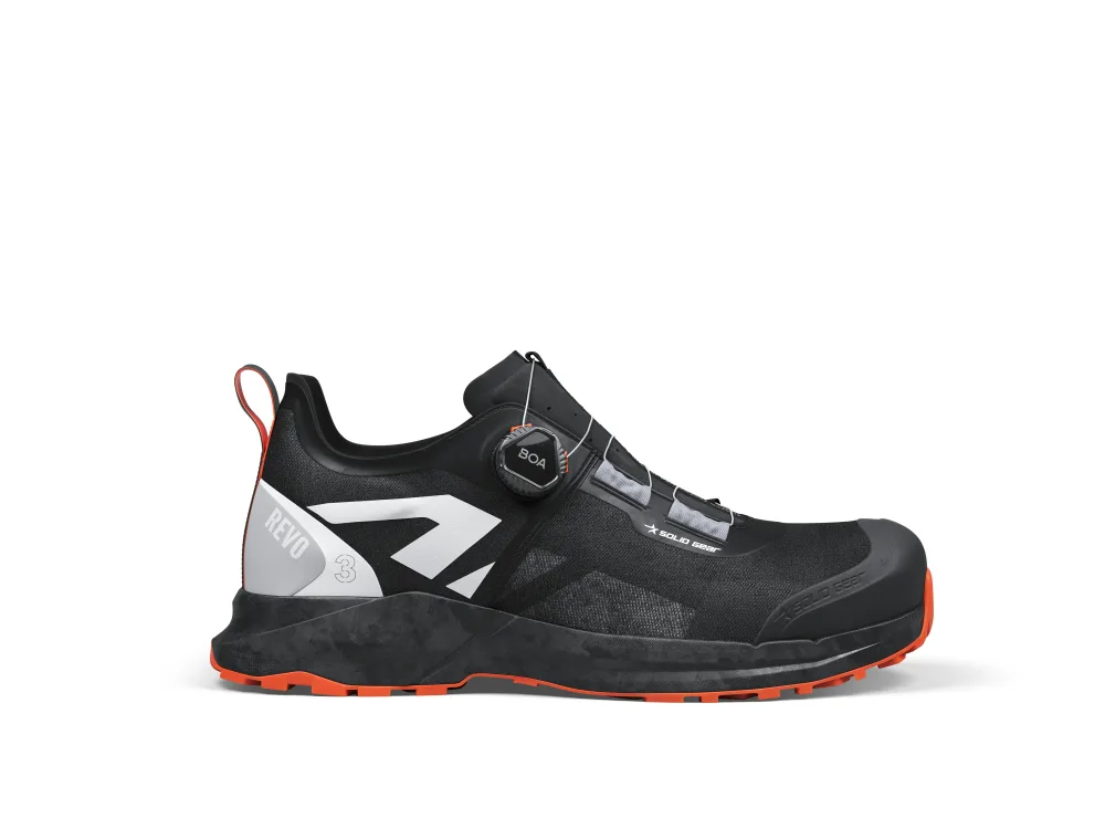 Solid Gear REVO 3 Skyddssko svart/orange 39