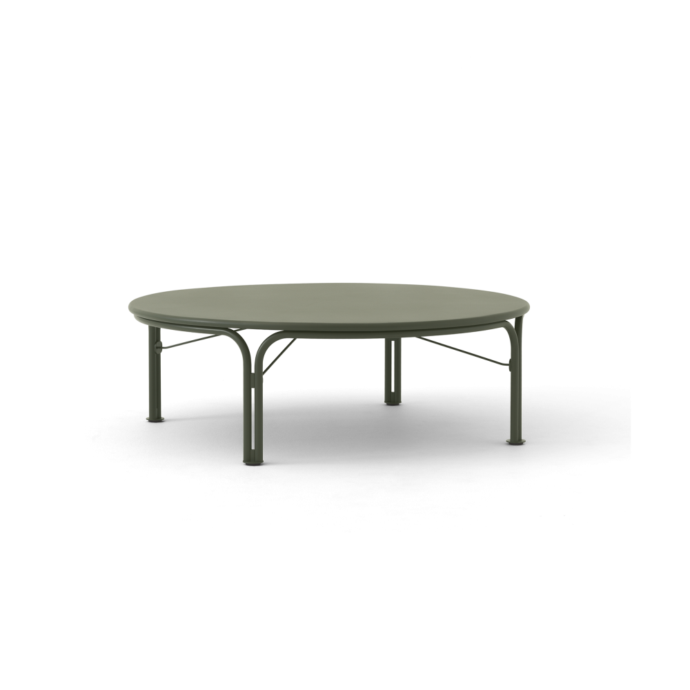 Thorvald SC109 soffbord, Bronze green, Ø115 cm