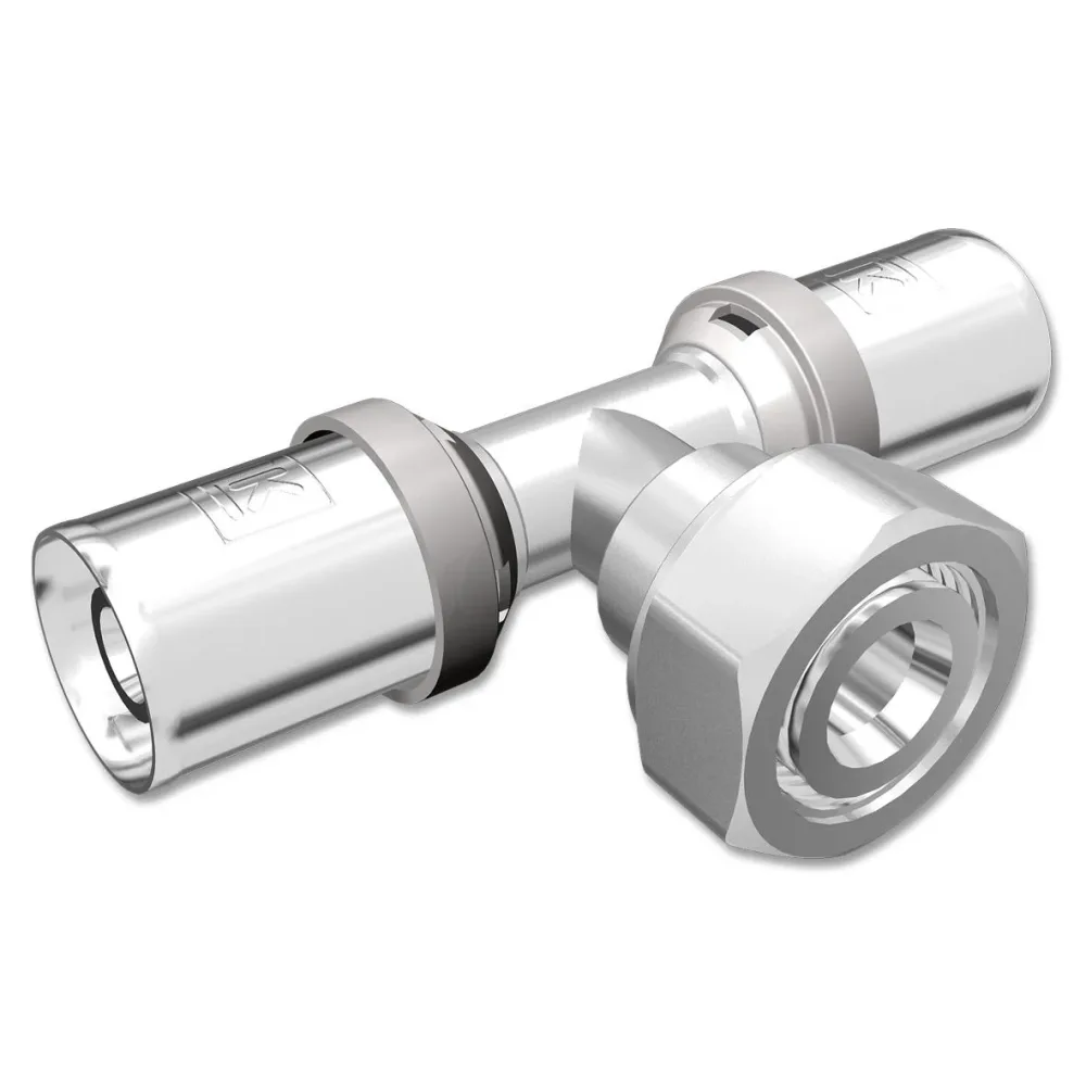 LK Systems PressPex 1882318 T-koppling med lekande mutter 20 x 20 x 20 mm - Bild 2