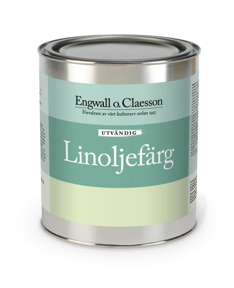 Linoljefärg utvändig 5 L Järnoxidsvart 1A-318