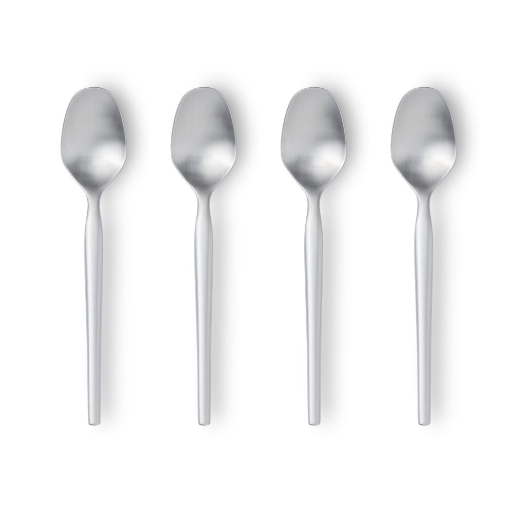 Dorotea för- och efterättskedar 4-pack, rostfritt stål