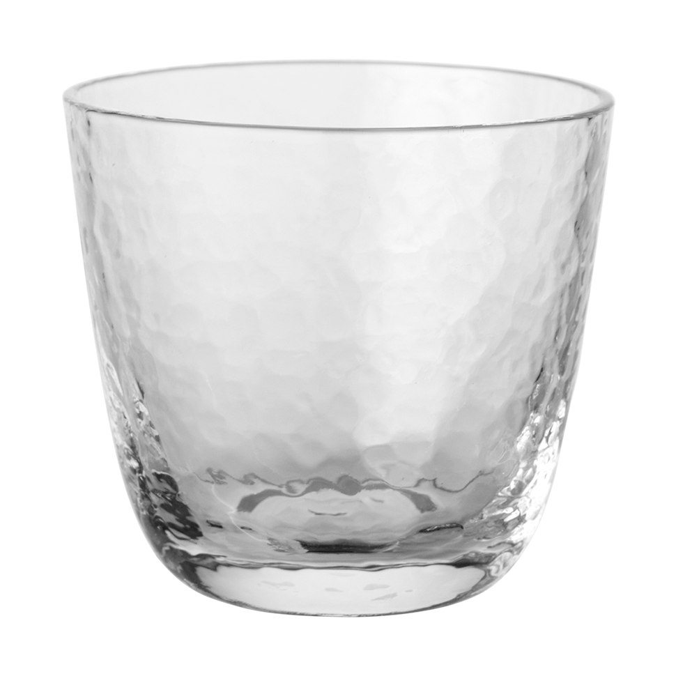 Hammered tumbler 15 cl, Klar