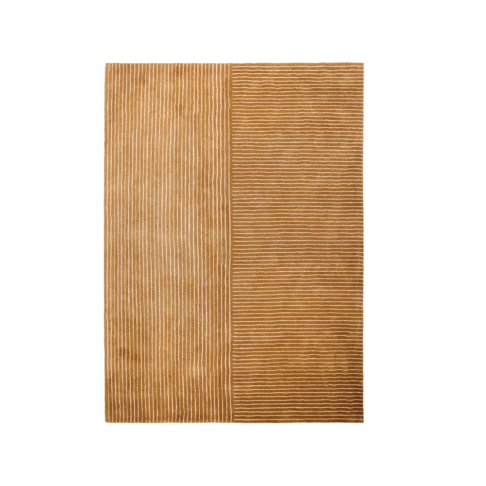 Radha Matta, masala yellow/rose, 180x270 cm