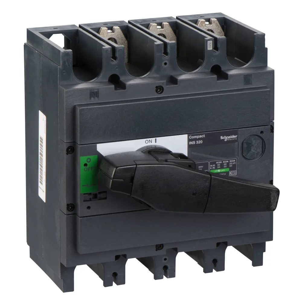 Schneider Electric ComPact INS320 Lastfrånskiljare 4-pol, 320 A
