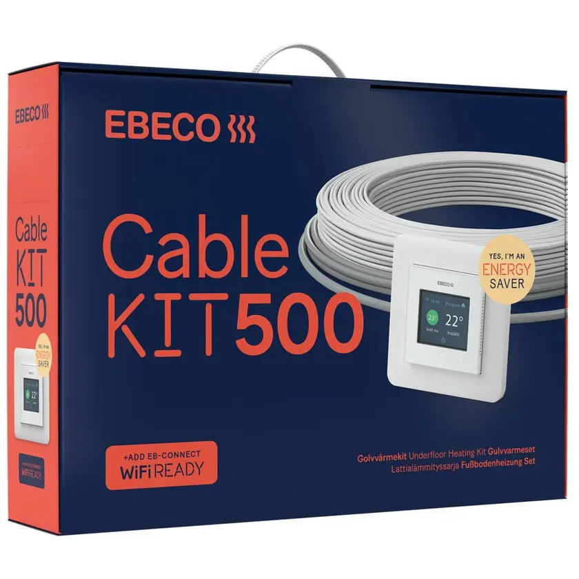 Golvvärmepaket - Cable kit 500 - 23m/260W