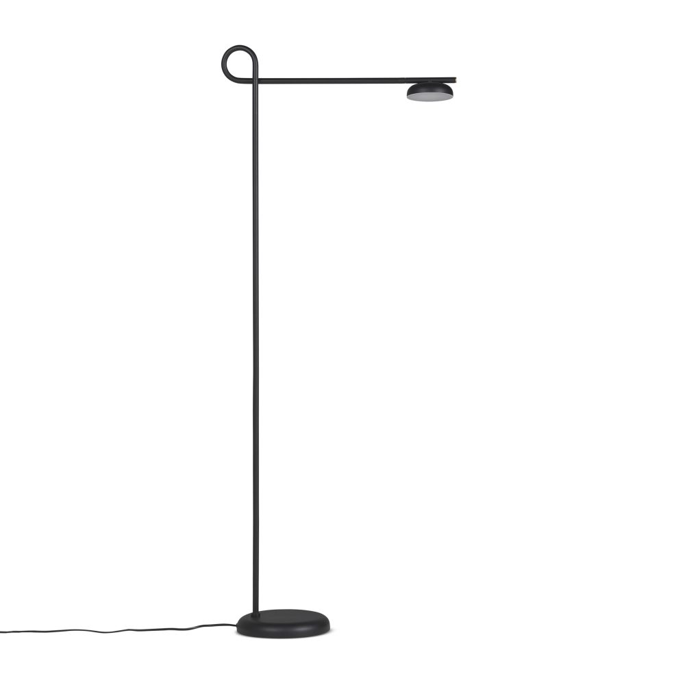 Salto golvlampa, Svart