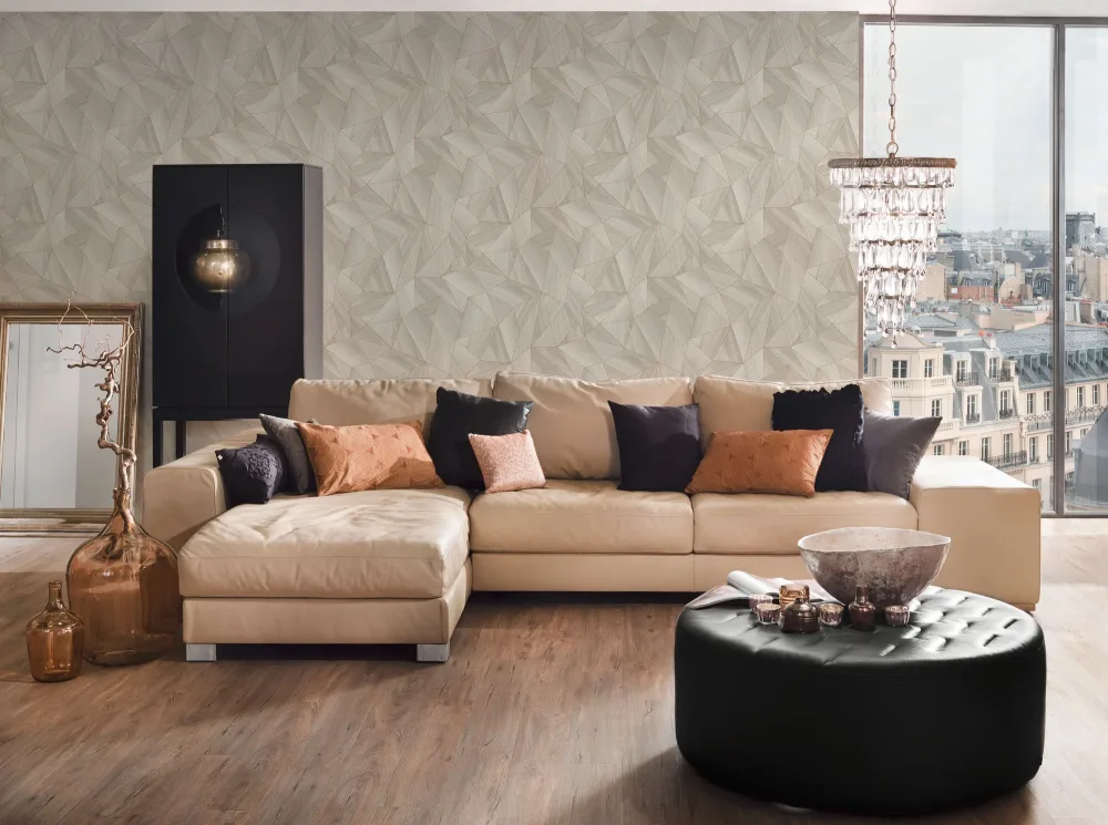 Living Walls Best of Wood´n Stone III T1332 Tapet Grå