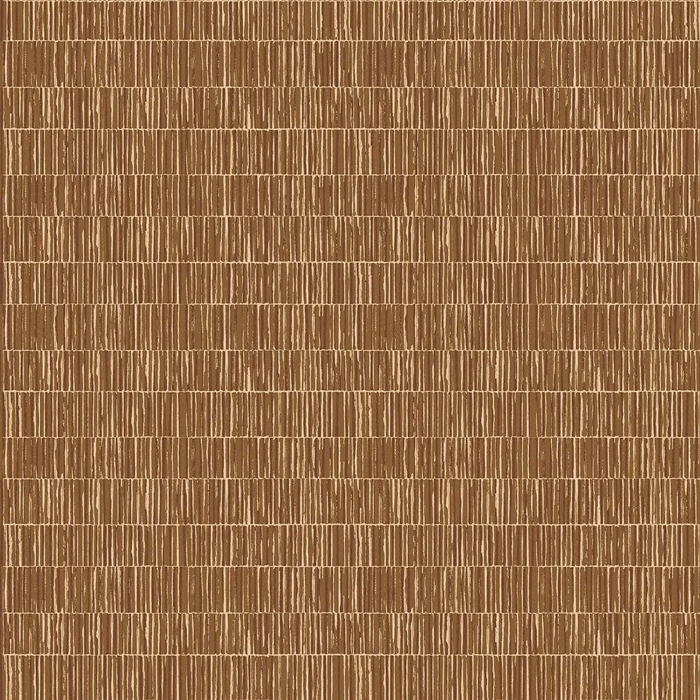 Fiona Walldesign Grace 36208 Tapet Gilded Weave Orange/metallic
