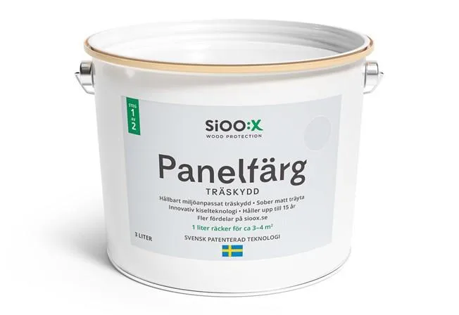 SiOO:X 1612310-SE Panelfärg träskydd, steg 1 Almond Brown - Bild 2