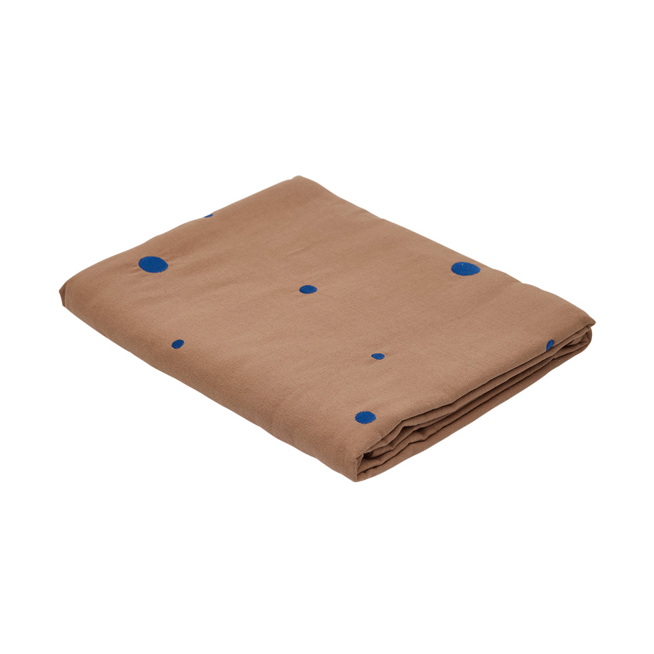 Nori bordsduk 140x200 cm, Terracotta-optic blue