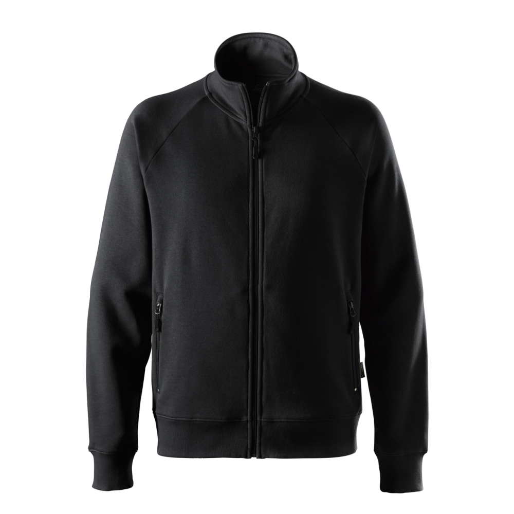 SWEATSHIRTJACKA SVART STL S