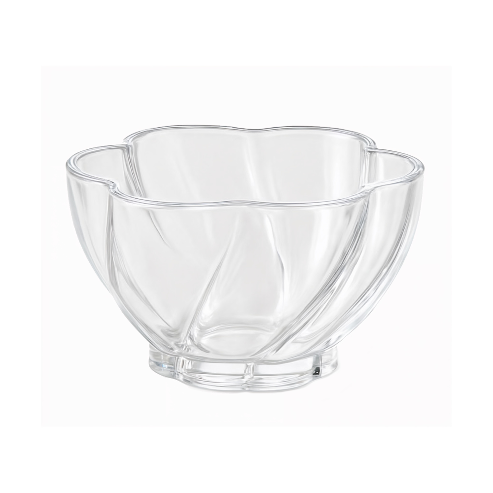 Twist ljuslykta-skål Ø10x5,5 cm, Clear