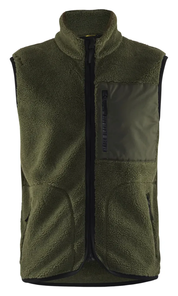 Blåkläder 382029554109XL Pälsfiberväst grön Grön
