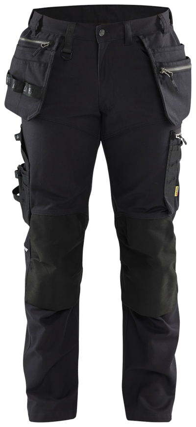 HANTVERKSBYXA BLÅKLÄDER 1790 1370, STRETCH SVART/SVART C56