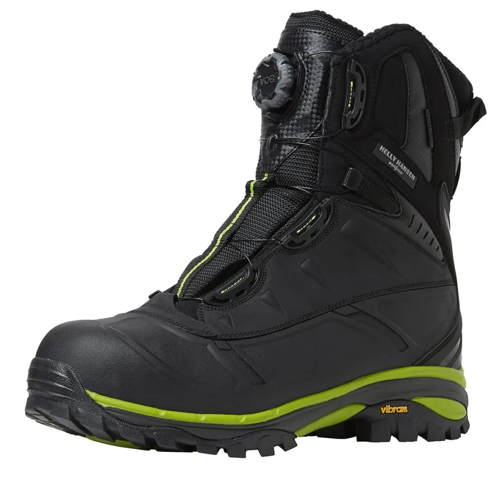 Helly Hansen Workwear Magni Vinter BOA Skyddskänga svart/lime, komposithätta 41