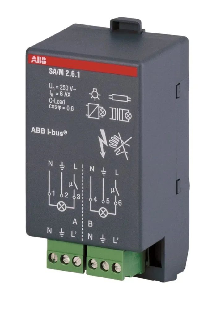 ABB 2CDG110002R0011 Brytaktor 2-kanaler, KNX, 6 A