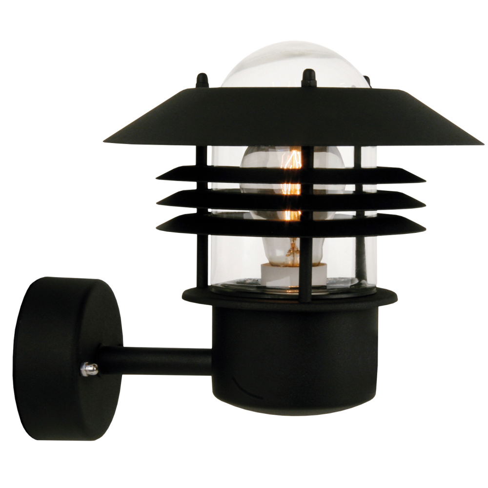 VÄGGARMATUR NORDLUX SVART IP54 E27 60W