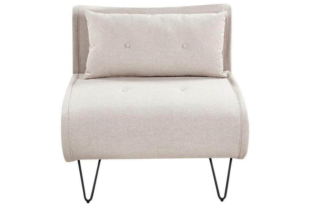 Bäddsoffa Vestfold Beige, svart
