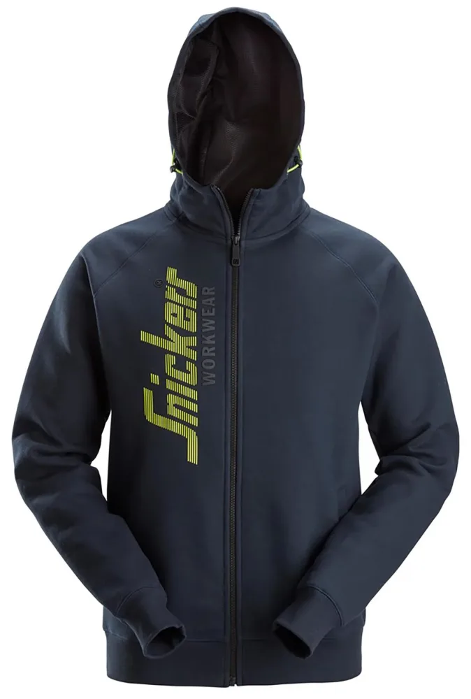 Snickers Workwear 2846-9500 Luvtröja med logga, marinblå 2XL