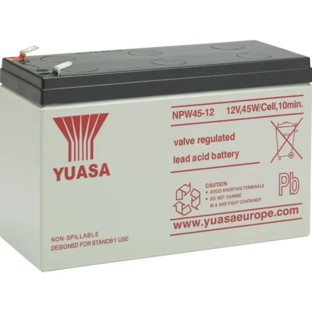 Yuasa NPW45-12 Batteri 12V, 7,5 Ah