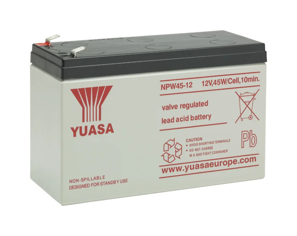 Yuasa NPW45-12 Batteri 12V, 7,5 Ah