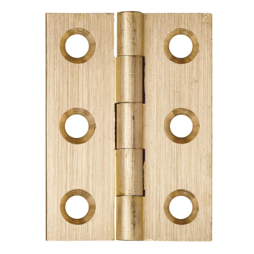 Plåtgångjärn 4001 50mm Mässing 2stx5pak Bårebo 811714