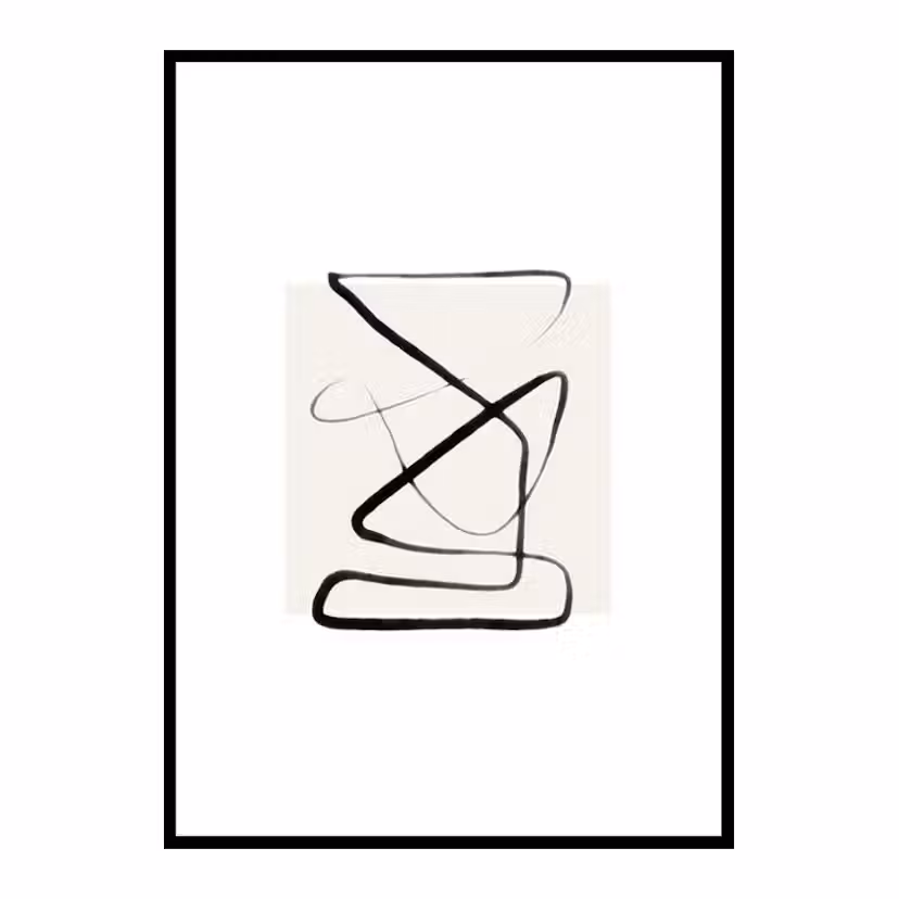 Poster Gallerix Abstract Brushed No4 Storlek: 21x30 cm