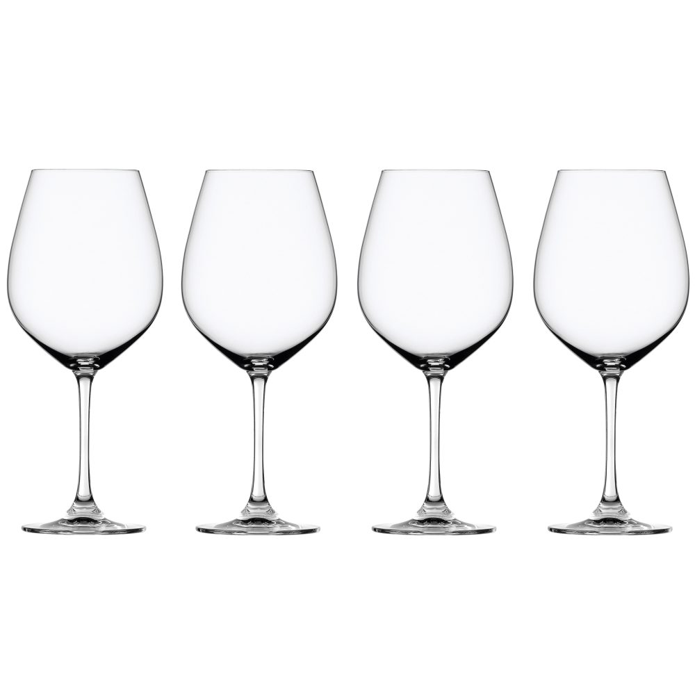 Salute Burgundyglas 81cl, 4-pack, klar