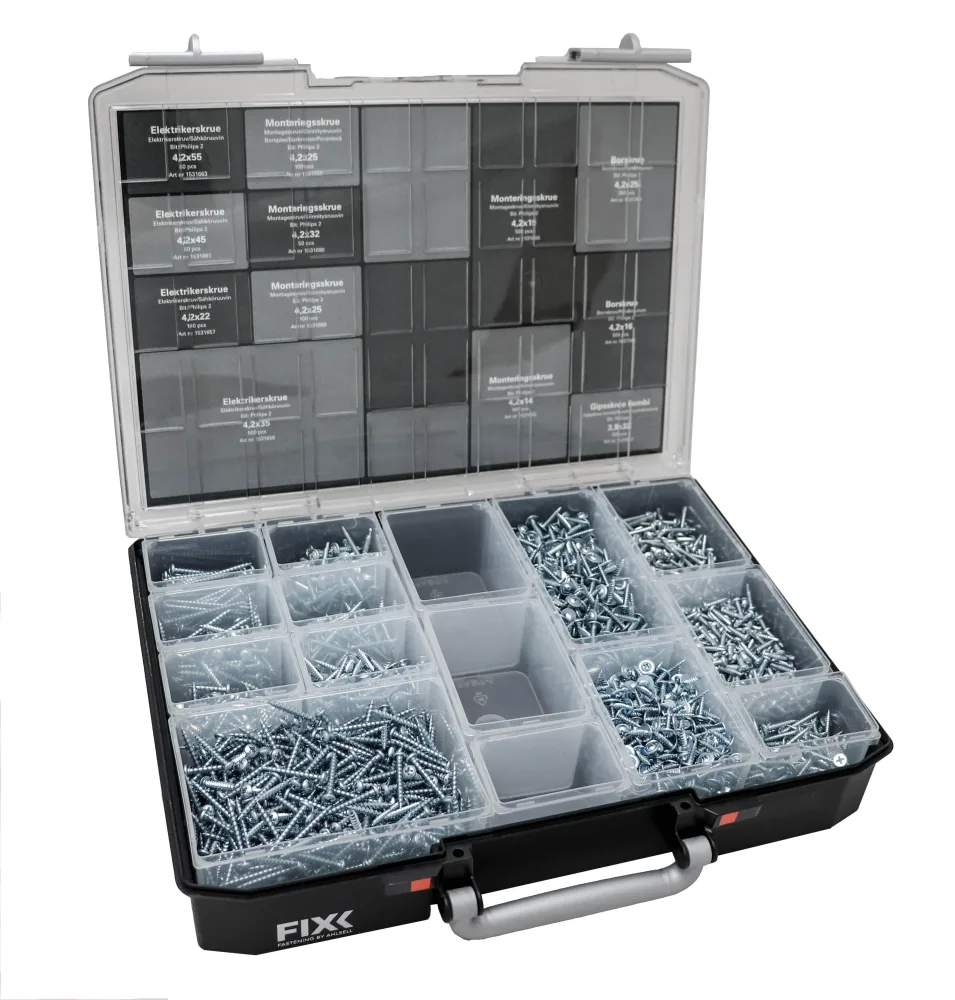 FIXX 509784 Sortimentslåda 2800-pack, el