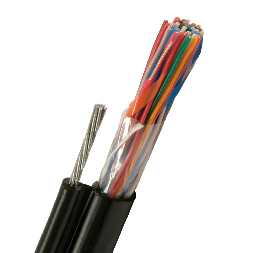 Nexans ELLCE Telekabel 10 x 2 x 0.5 mm, svart 1 m, kapad