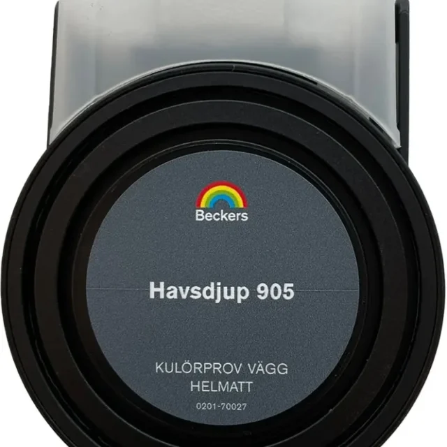 Beckers Kulörprov Helmatt 55ml Havsdjup 905 0,055 L Havsdjup 905