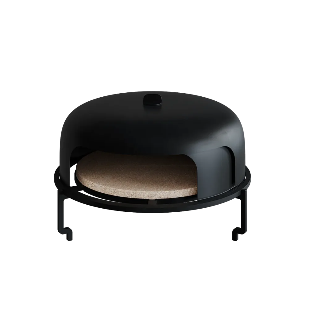 OFYR Pizza Oven+Pizza Scoop Pizzaugn med gjutjärnsplatta och pizzasten