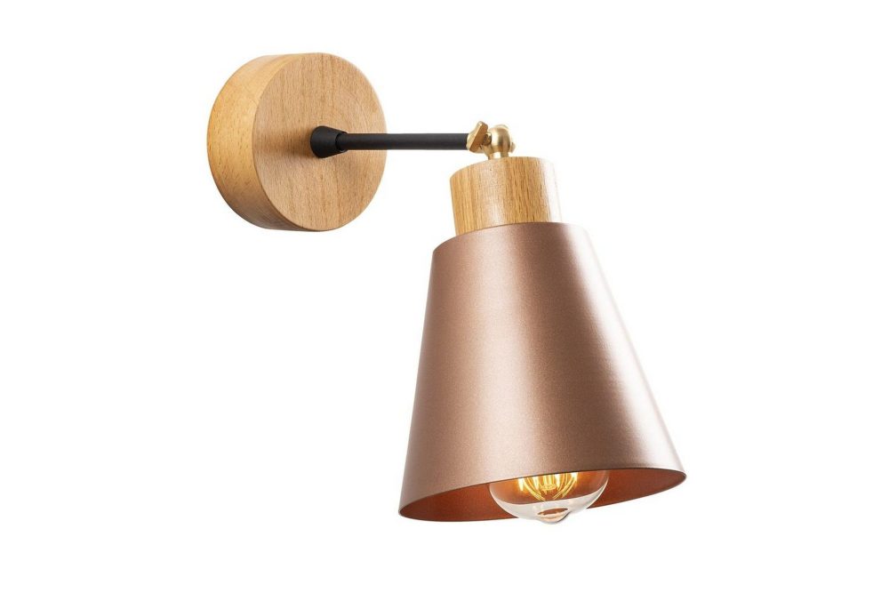 Vägglampa Sudalwani Koppar