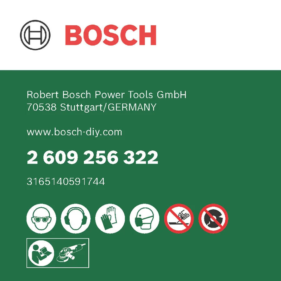 Bosch 2609256322 Kapskiva