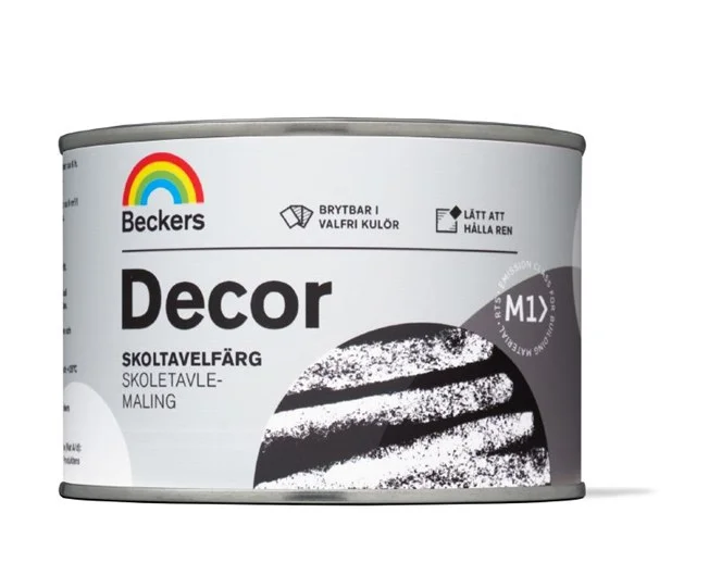 Decor Skoltavelfärg Svart 0.5L