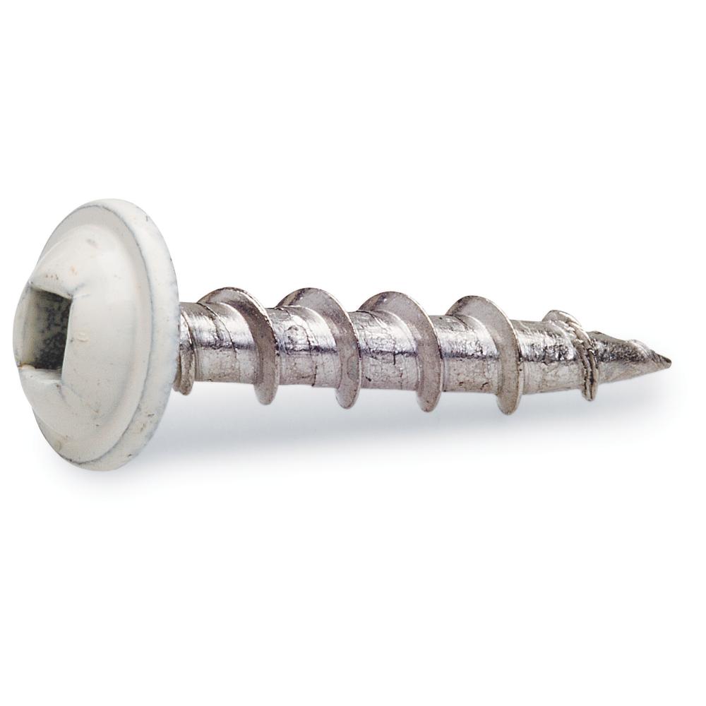 Fönsterbleckskruv Rostfri A4, Vit, 3,5x25mm, 250st, Fast 285604