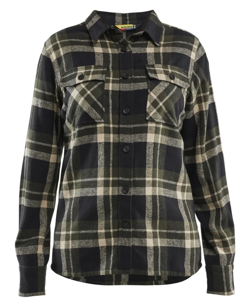 Blåkläder 321811685699XXXL Skjorta röd/svart Röd/svart - Bild 2