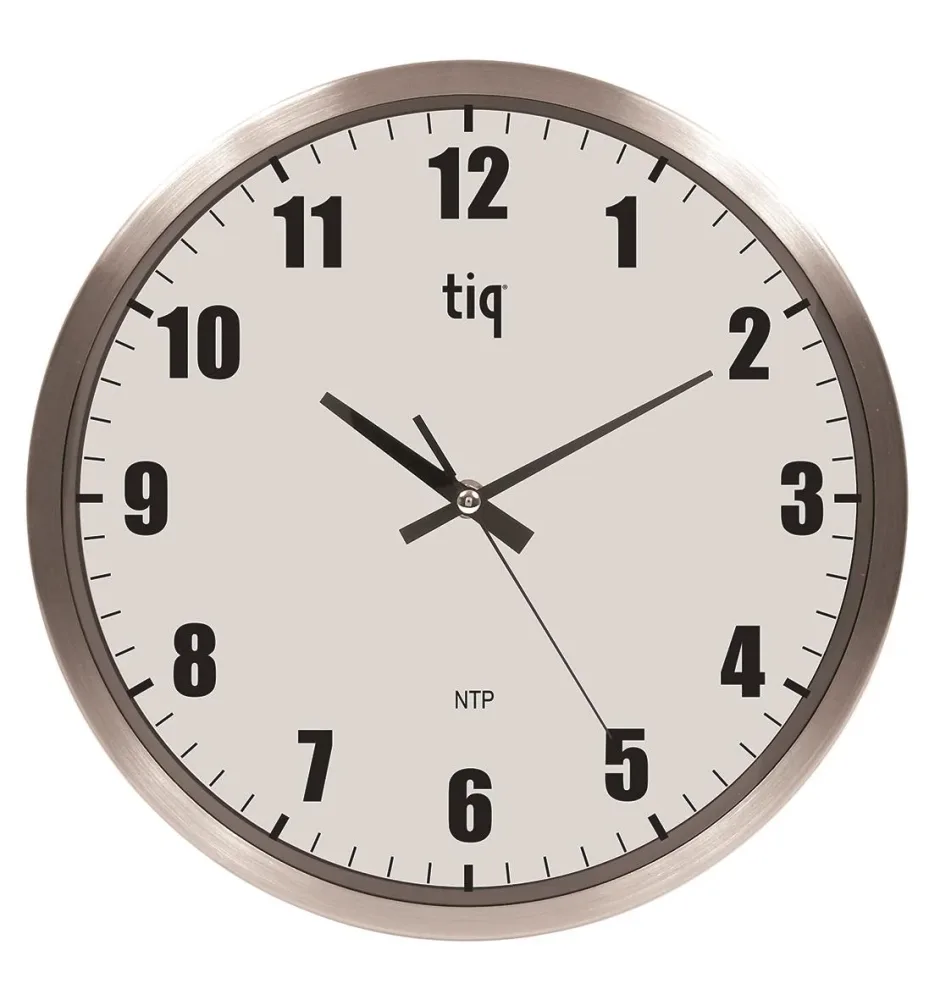Tiq F6664ANTP Väggur 5 V, aluminium 300 mm - Bild 2