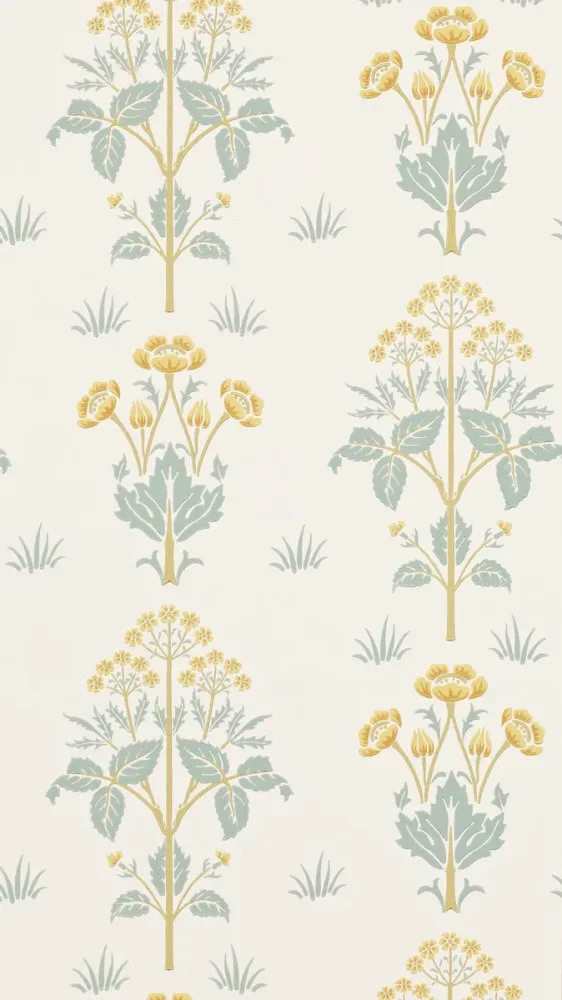 Morris & Co - Meadow Sweet Gold/Slate Morris 160th Anniversary