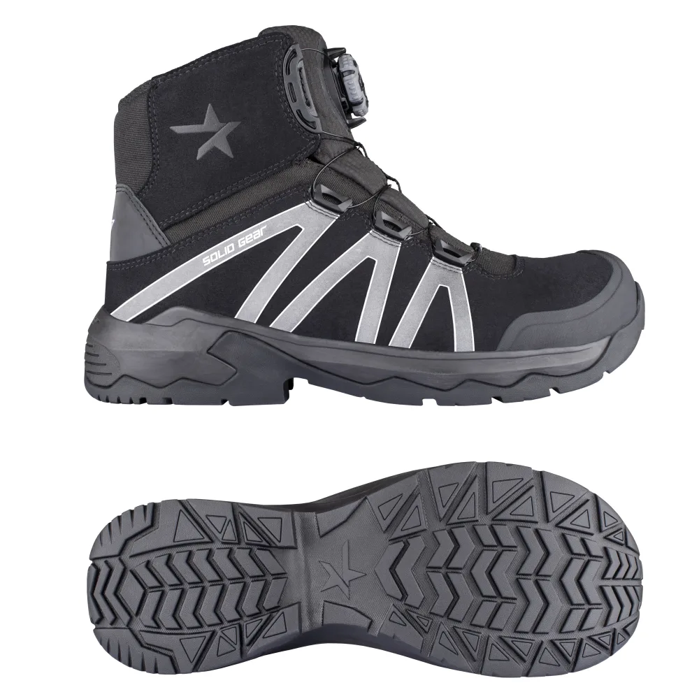 Solid Gear Onyx Skyddskänga S3, BOA, svart 37