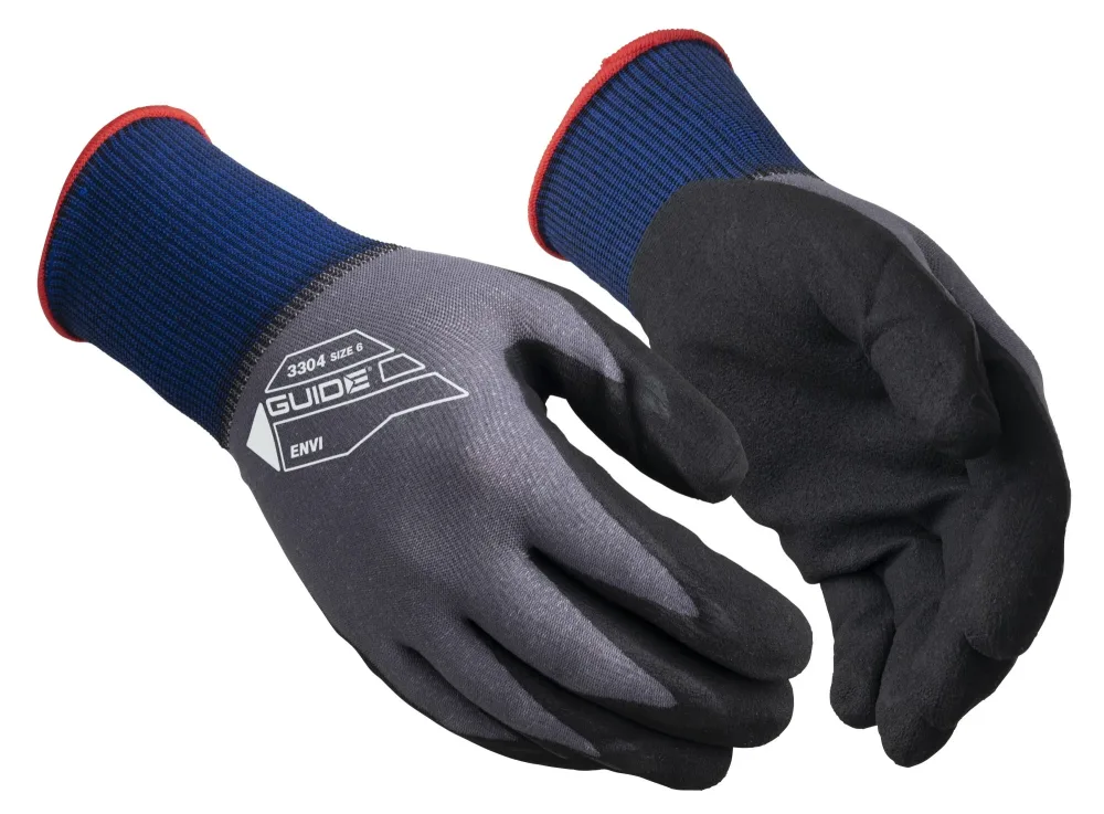 Guide Gloves 3304 Handske nitril, OEKO Tex, latexfri, touch 9