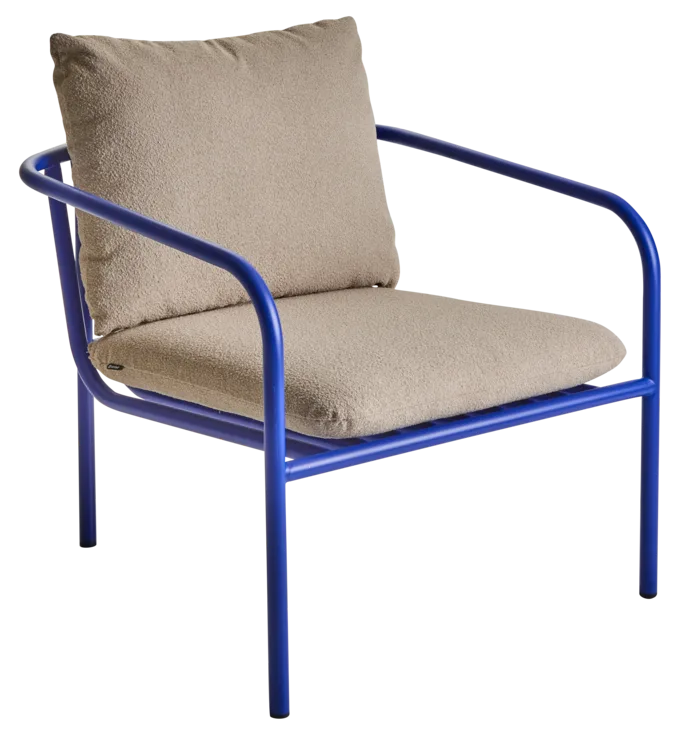 Brafab Bendt Fåtölj Indigo Blue/Teddy Beige