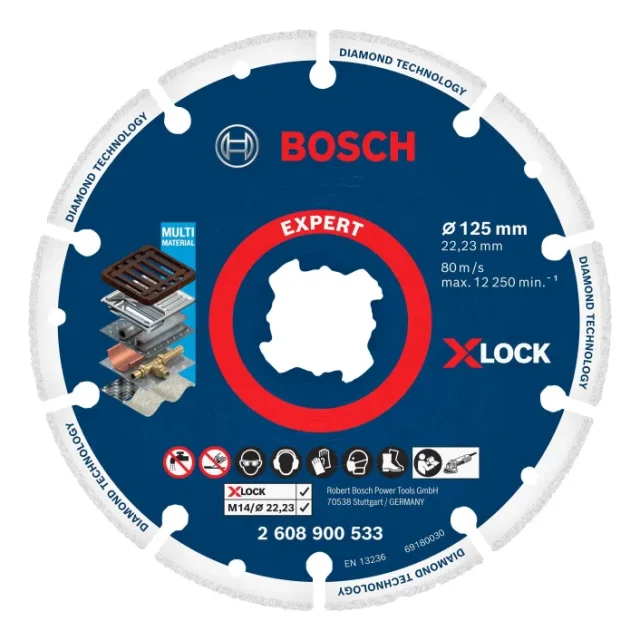 Bosch Expert Diamond Metal Wheel Diamatkapskiva med X-LOCK 125 x 22,23 mm
