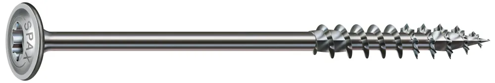 SPAX 0251010800805 Träskruv 8 mm, brickhuvud, wirox 8 x 80 mm, 50-pack - Bild 2