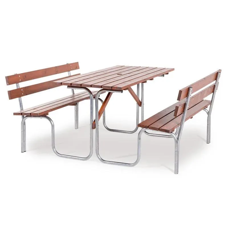 Eden Wood EW 0906-8150 Picknickbord 150 cm Svart