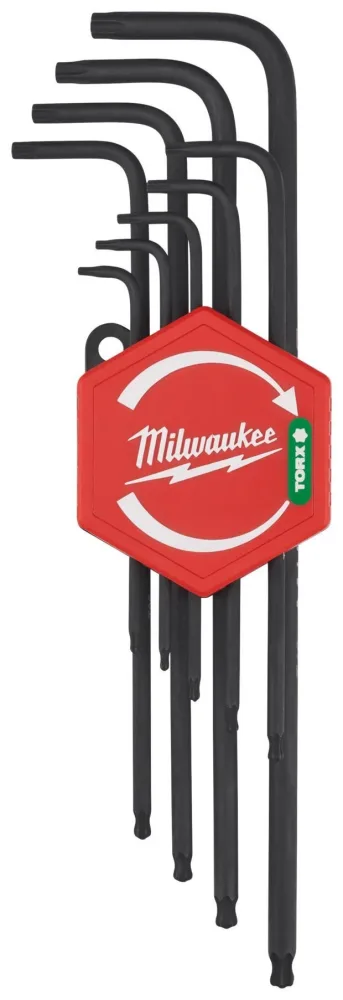 Milwaukee 4932492693 Torxnyckelsats L-formad, 9 delar