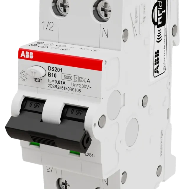 ABB 2CSR255180R3134 Personskyddsautomat 6kA, C-karakteristik, typ A DS201 C13 A300