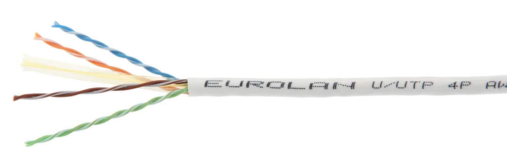 Eurolan 19D-U6-25WT-0 Datakabel vit, LSZH, Dca Kapad