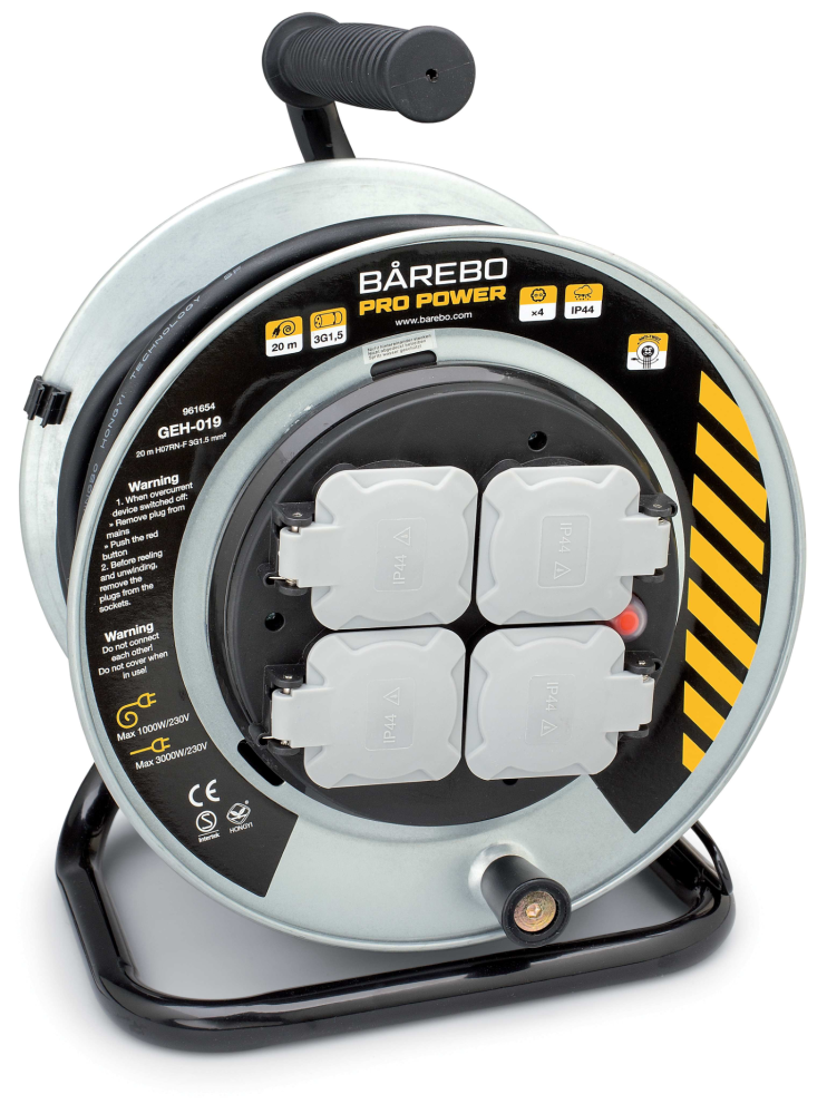 KABELVINDA BÅREBO PRO-POWER H07RN-F 3G1,5 20M