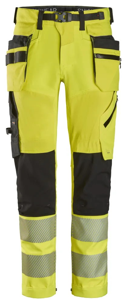 Snickers Workwear 6930 Midjebyxa gul/svart 100